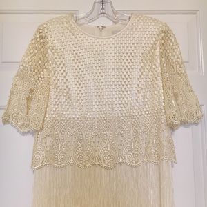 Vintage Cattiva NY Ivory Wedding Gown - Lace Top